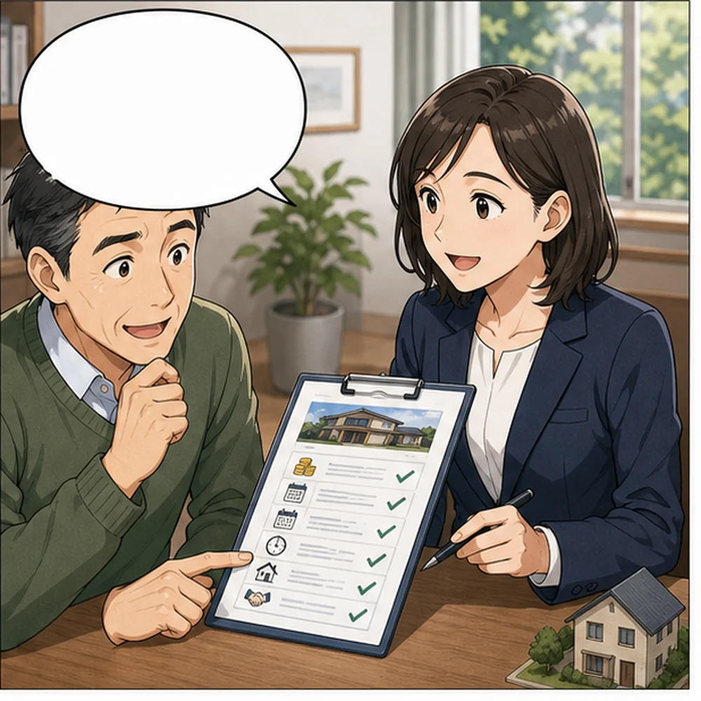 提示価格だけでなく、費用と引渡し条件を比べる 結