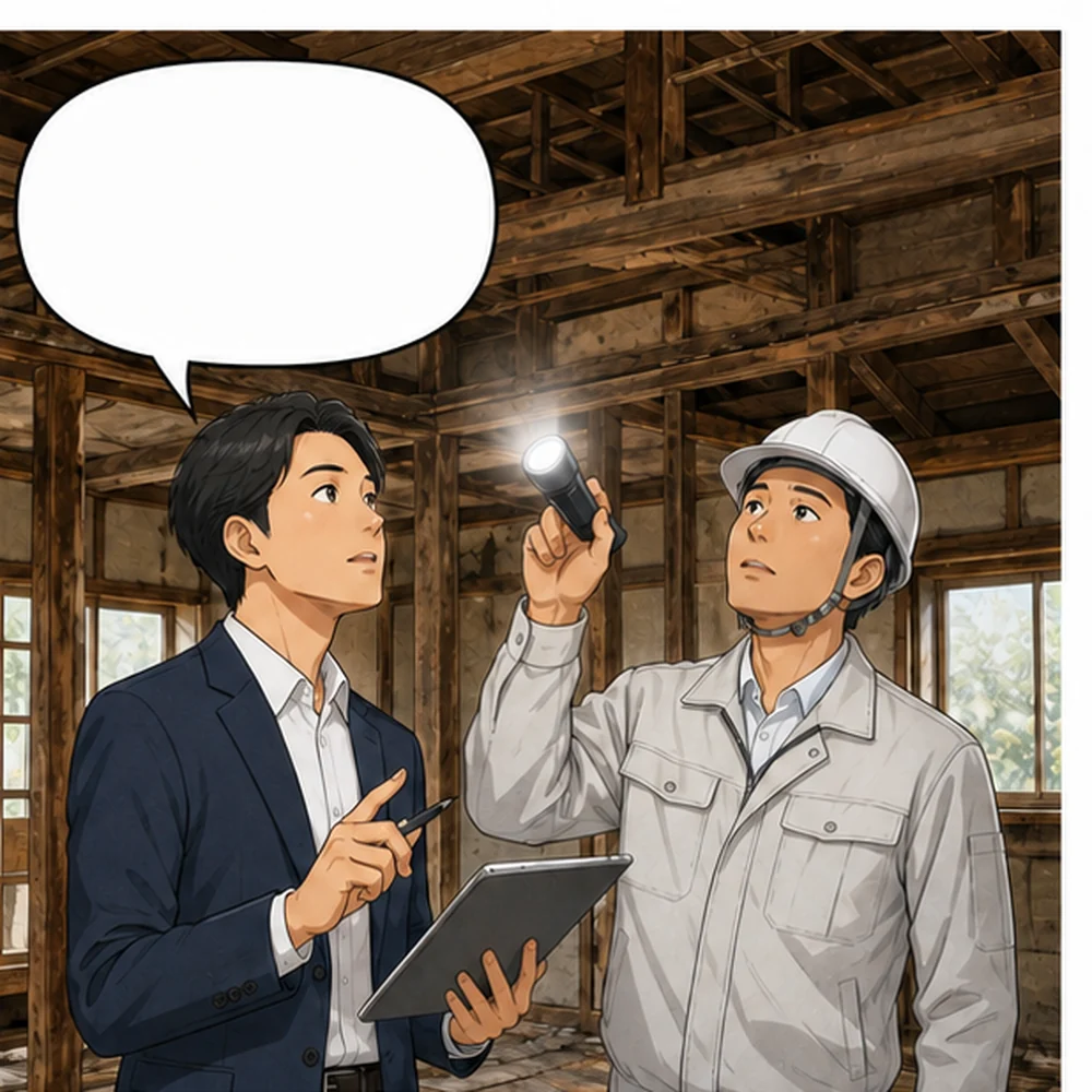 建物調査後に、活用収支と売却案を比較する 承