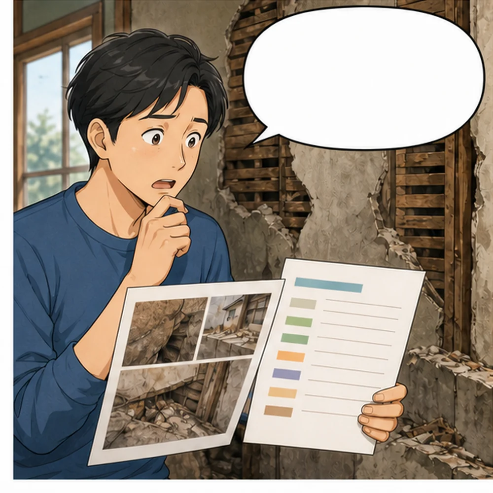 建物調査後に、活用収支と売却案を比較する 転