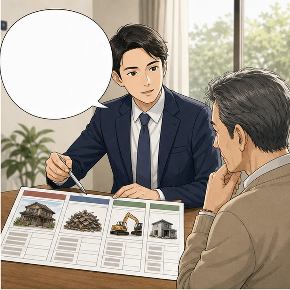 解体見積もりは、含まれる工事範囲まで比較する 承